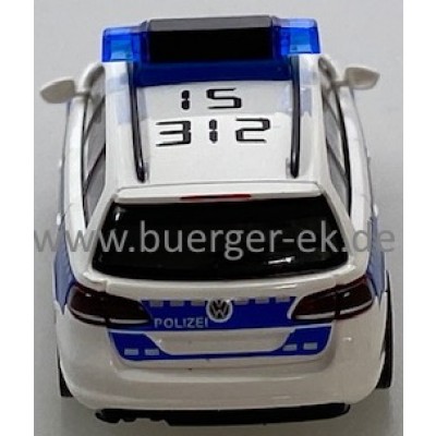 VW Passat Variant B7, Bundespolizei 15 312, weiß/blau