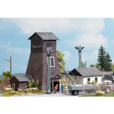 Förderturm Besucherbergwerk Schlema, versch.Gebäude, Bausatz