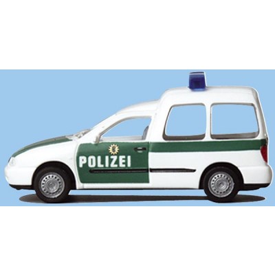 VW Caddy der POLIZEI, weiß/grün