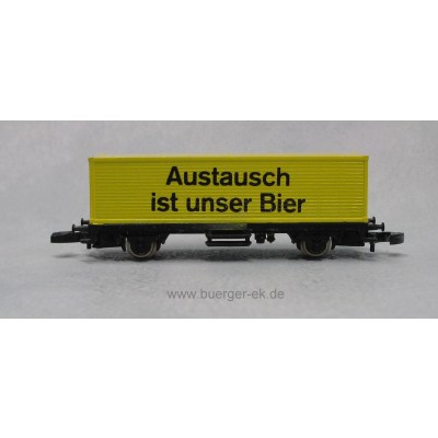 Bosch Austausch ist unser Bier (Containerwagen gelb, wechselseitige Bedruckung)